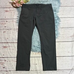 J. Crew Factory Flex Slim-fit Tech Chino Pant Grey Sz 33X30
